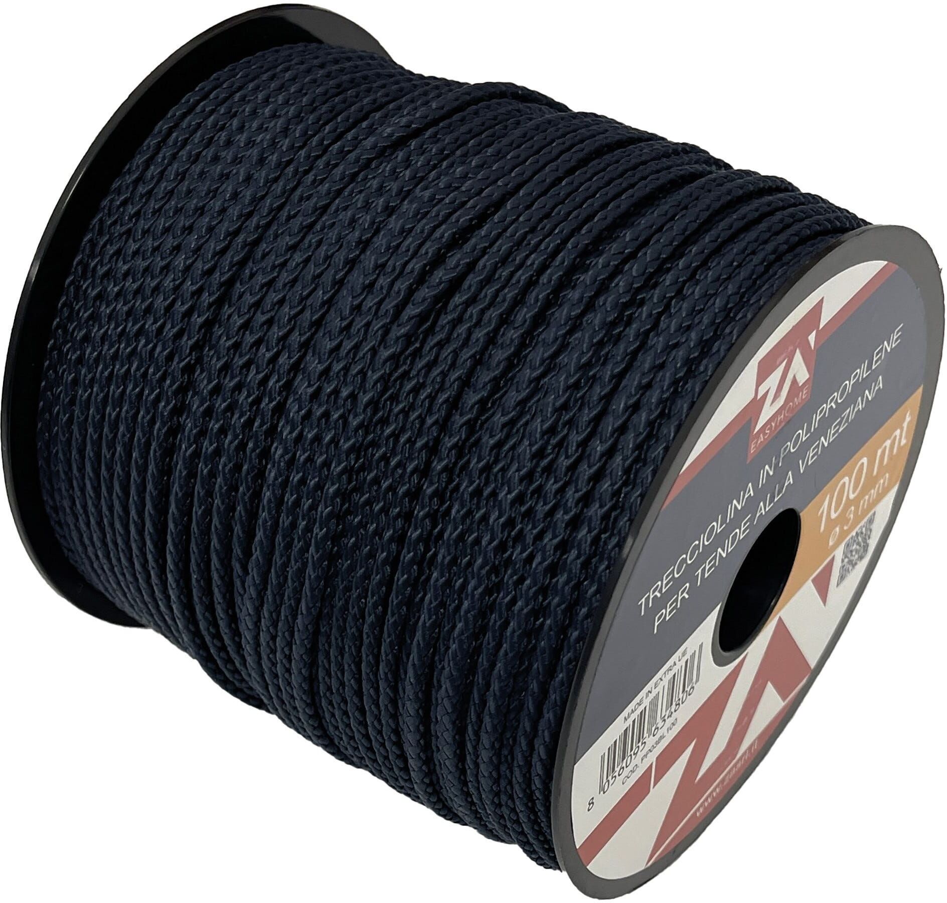Tecnomat TRECCIA POLIPROPILENE Ø 3 mm 100 m BLU PER VENEZIANE
