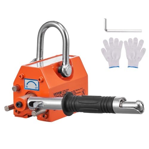 VEVOR Magnetische Hijsmagneet, Neodymium, Draagvermogen 100 kg, Geel