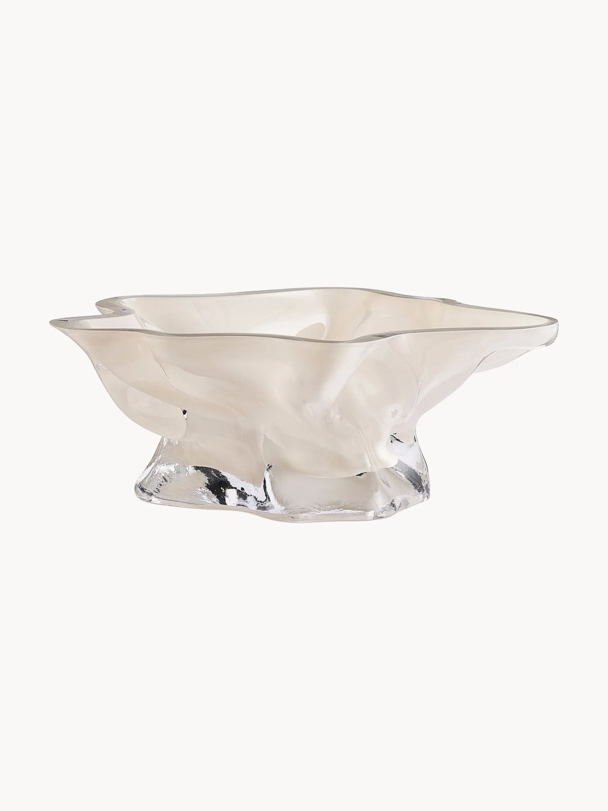 AYTM Vena decoratieschaal Dark cream