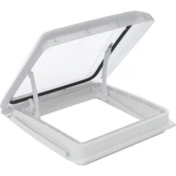 MPK VisionStar M Dachhaube Wohnwagen 400 x 400 mm ohne Dauerlüftung signalweiß für Dachdicken 25-60 mm