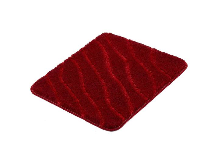 Tapis de bain Tram 55 x 65cm Rouge/Rouge