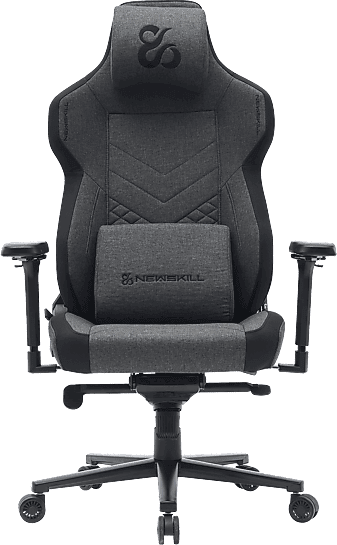 Silla gaming - Newskill Banshee Professional, 4D, Carga máx. 150 kg, 4 Direcciones Ajuste Lumbar, Gris/Negro