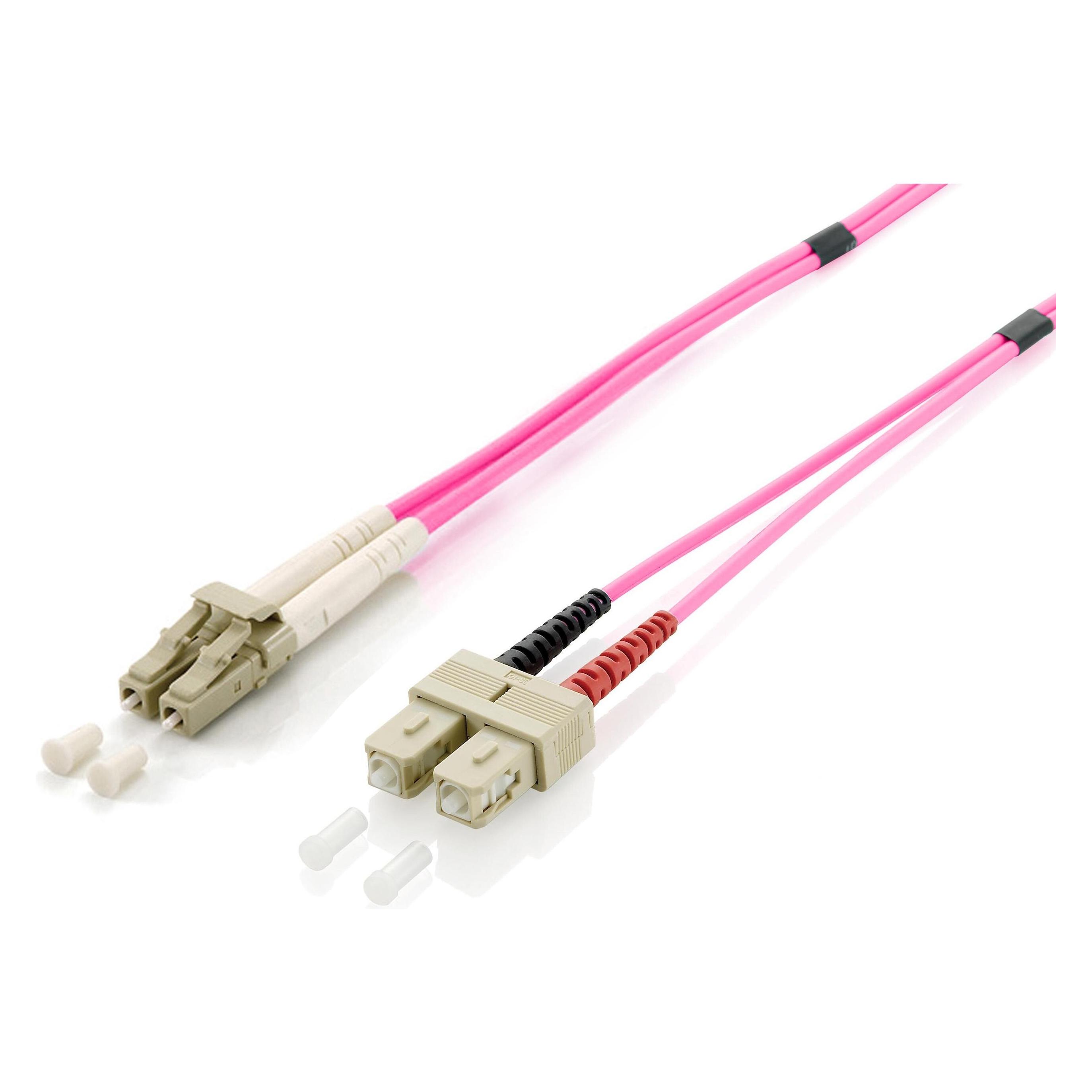 equip LWL Patchkabel LC->SC Multimode Duplex OM4 vi (10 m) (255536)