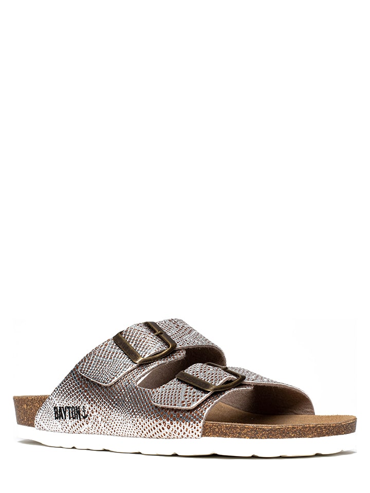 BAYTON Pantoletten "Ubeda" in Silber - 42