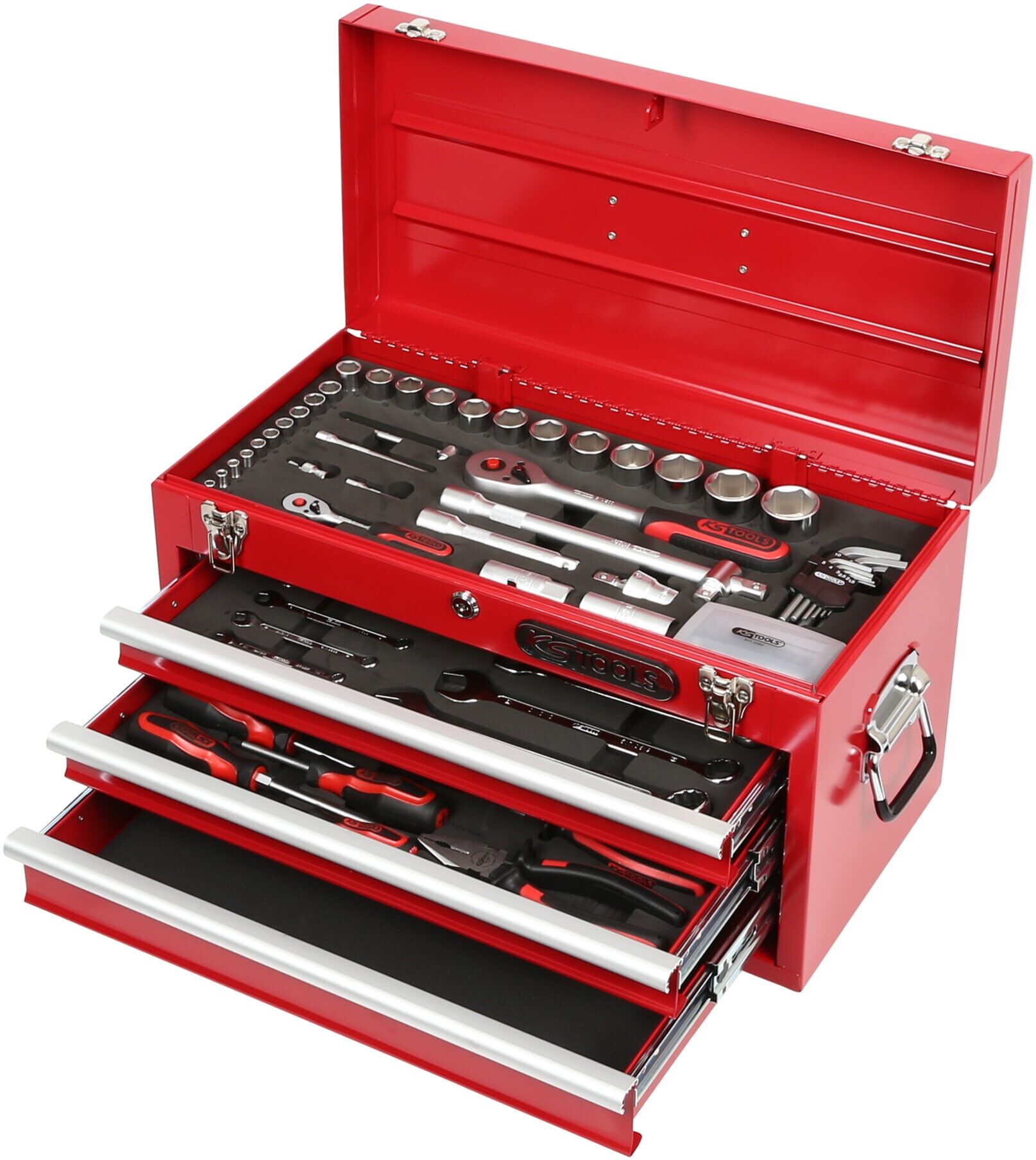 KS Tools 1/4"+1/2" Werkzeug-Satz, 100-teilig (911.0100)