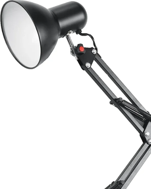 Combo Retail Shop Foldable Desk Lamp, Clip on Light, Telescopic Eye Protection, Retro Office And Bedroom Table Lamp, Adjustable Home Decor no Bulb