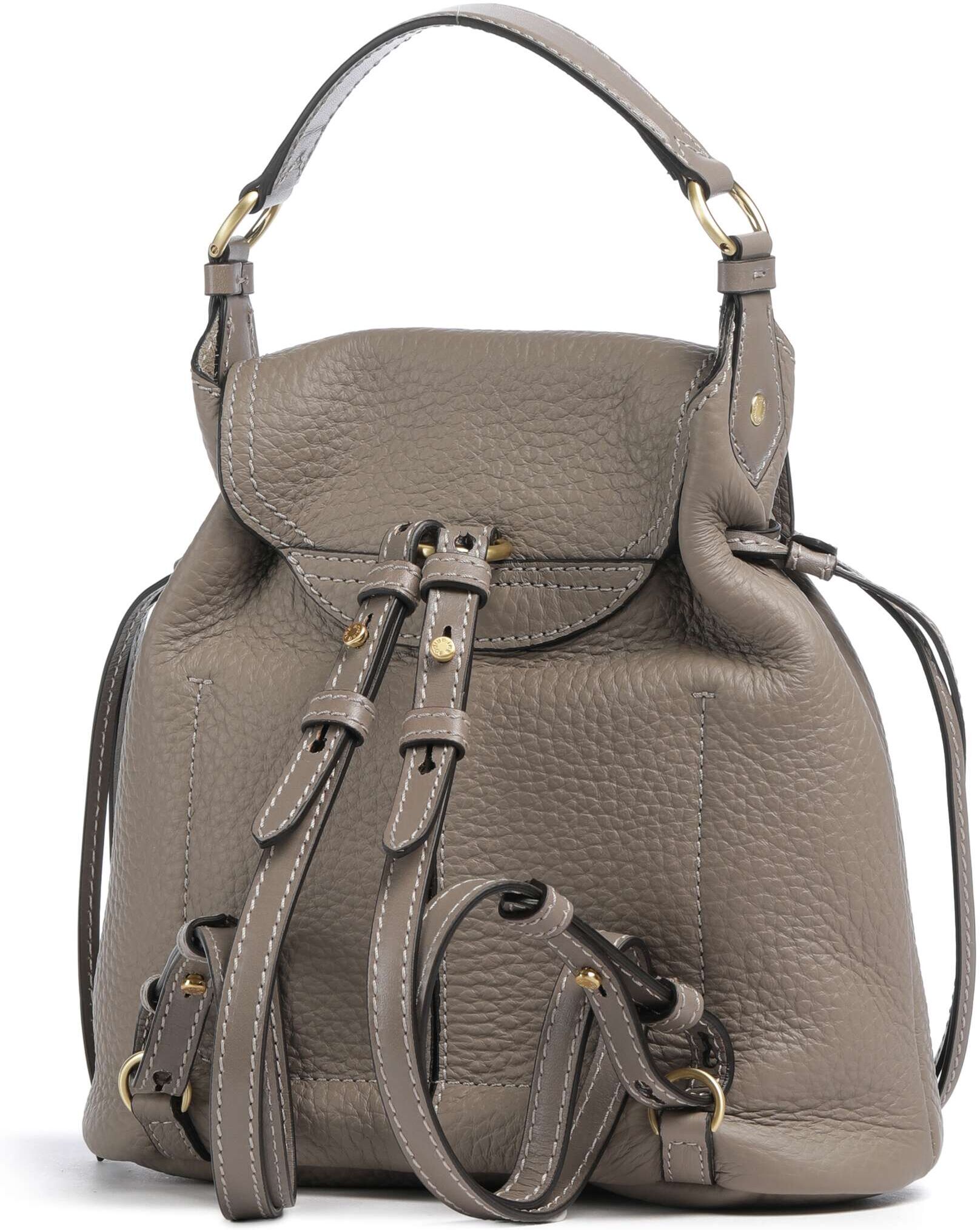 The Bridge Martina Rucksack-Tasche aus Leder, braun
