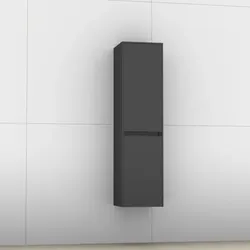 Artiqua 116 Midischrank, Anthrazit Glanz, 116-MTT-1-30-L-7065-51 116-MTT-1-30-L-7065-51