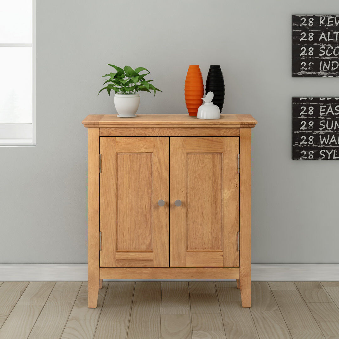 August Grove Madelynn Server Brown 65cm H X 60cm W X 35cm D