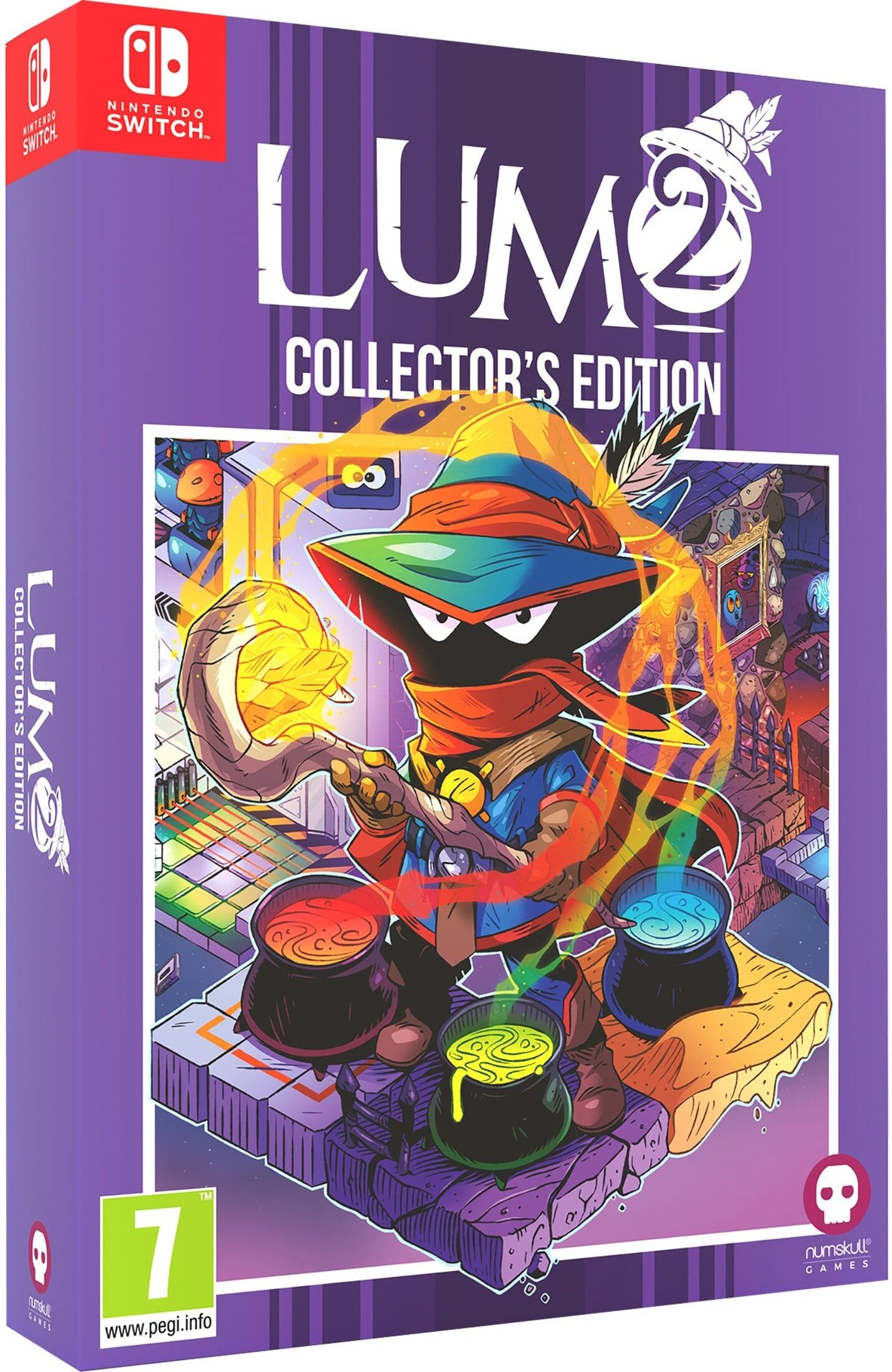 Numskull Games Lumo 2 Collector's Edition for Nintendo Switch (Game Cartridge) - Isometric Puzzle-Platforming Adventure - Collector's Edition