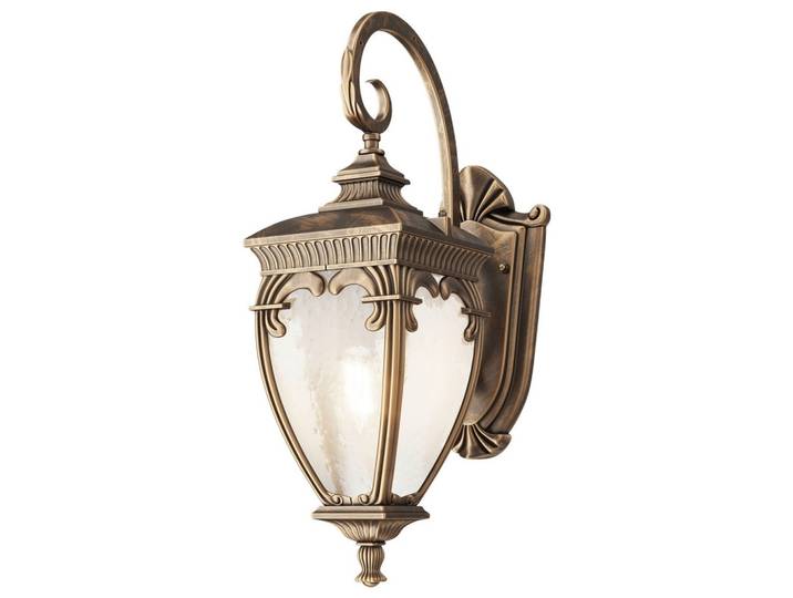 Wandleuchte Fleur Schwarz/Gold max. 60 Watt Wandlampe
