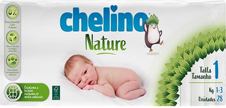 CHELINO Nature pañales T1 28 unidades