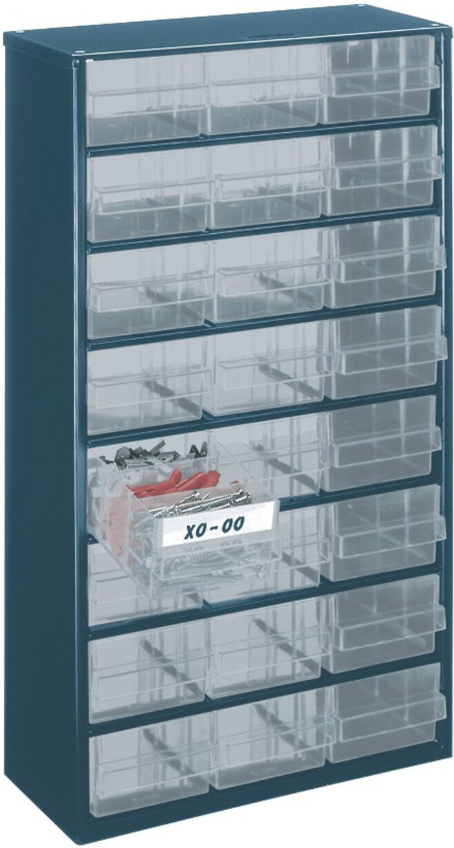 Raaco Schubladenmagazin, Anzahl Schubladen: 24, 137409)