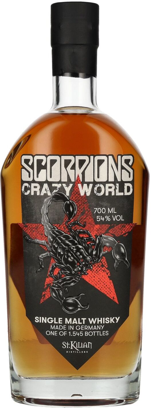 St. Kilian SCORPIONS CRAZY WORLD Single Malt Whisky 54% Vol. 0,7l