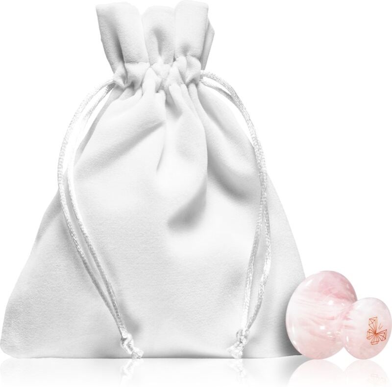 Crystallove Rose Quartz Mushroom massage tool for the face 1 pc