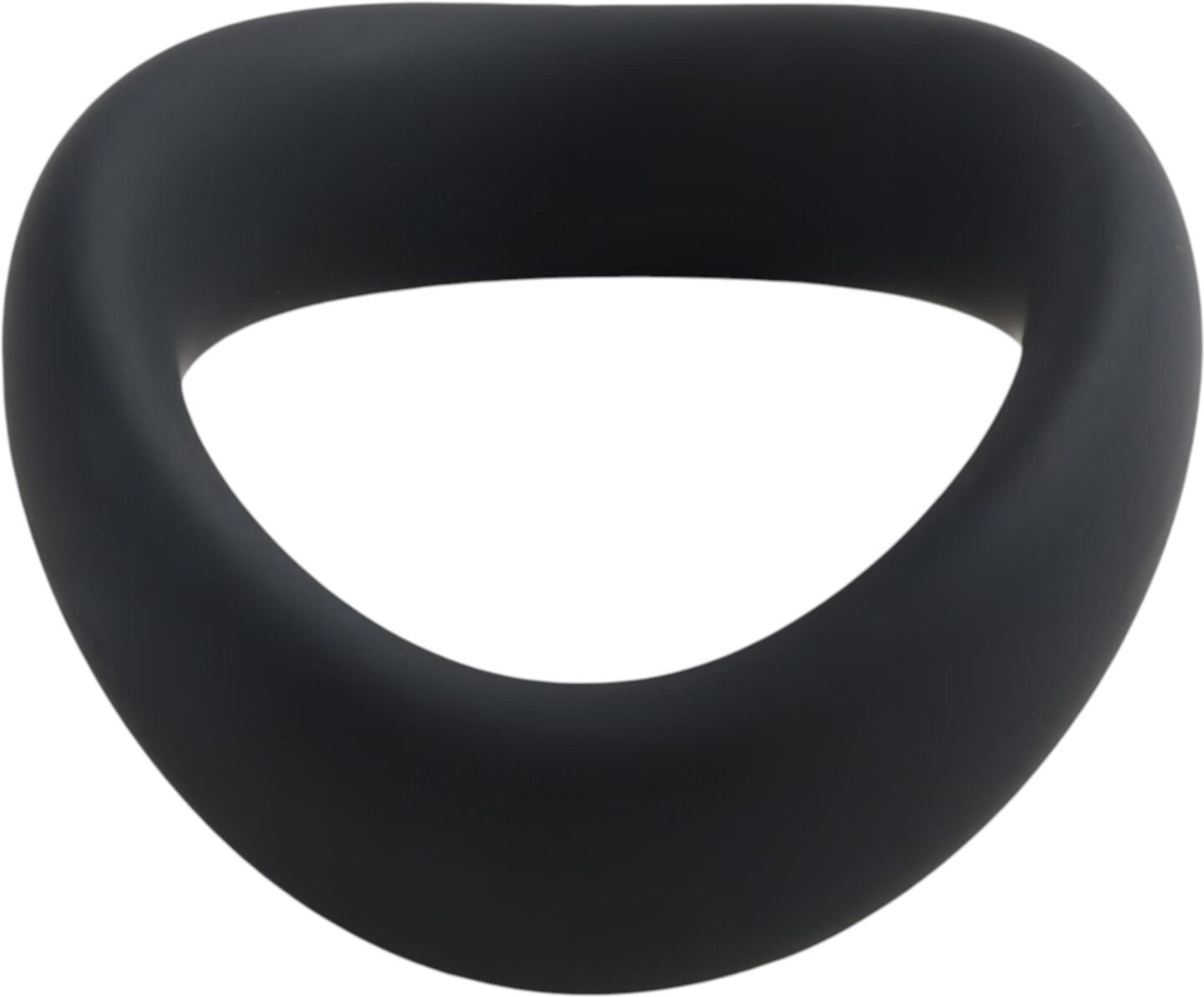 Pulselock Cocktura - Twisted Silicone Cock Ring (Black) - 45 mm