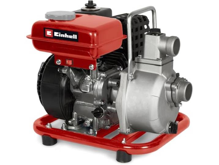 Einhell Pompe à eau thermique GC-PW 16 1750 W 2\,8 bar débit 14000 l/h hauteur 28 m vis de purge sécurité manque d’huile