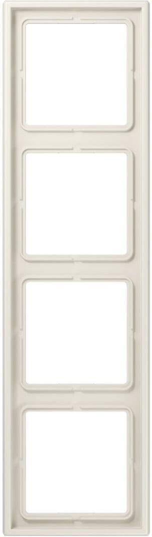 Jung Rahmen 4-fach ws waage/senkrecht LS 984 W (LS984W)