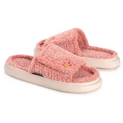 MUK LUKs Damen-Pantolette Klettverschluß Komfort-Fußbett maschinenwaschbar