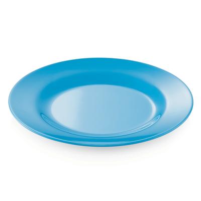 WAS Germany - Teller, flach, Ø 20 cm, blau, Melamin