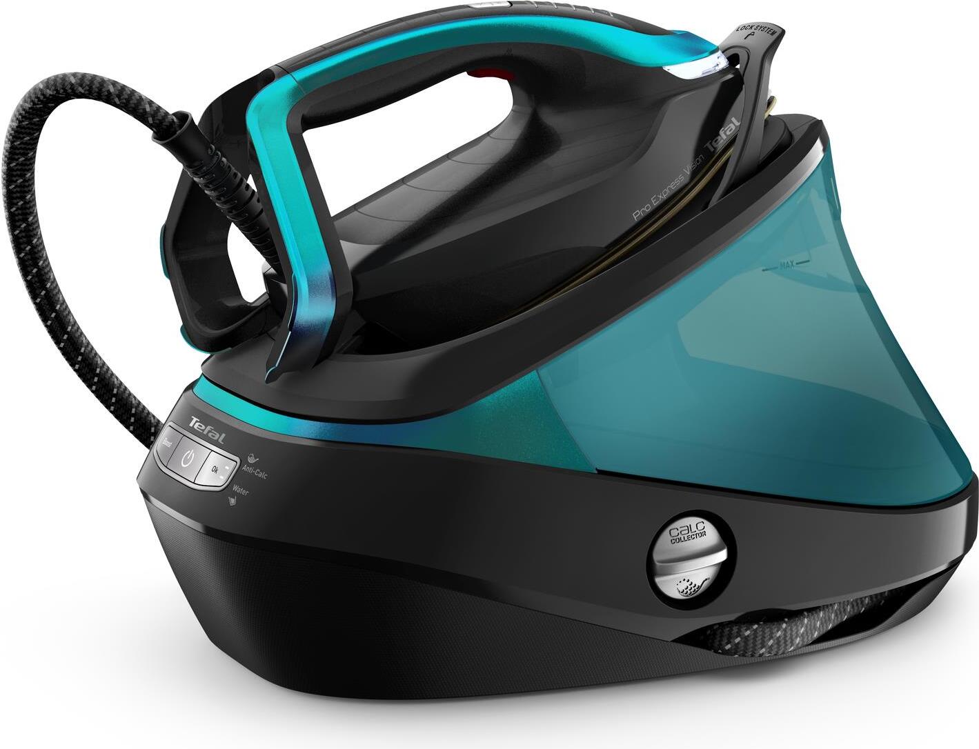 Tefal Pro Express Vision GV9822, 3000 W, 750 g/min, Durilium AirGlide Autoclean soleplate, 9 bar, 1,2 l, 180 g/min