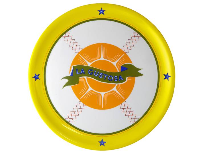 Bitossi Home - Assiette à pizza Vaisselle - Orange - Porcelaine - Designer Sam Baron