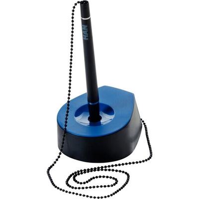 HAN Stifteständer SALSA, mit Kette, schwarz/blau