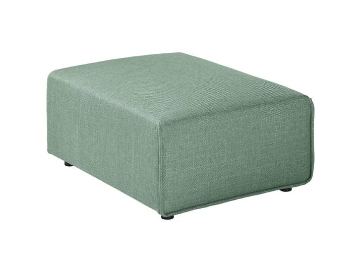 VEGA Hocker für modulares Sofa Belford 71x93x40 cm (BxTxH); Sitz graublau, Gestell schwarz