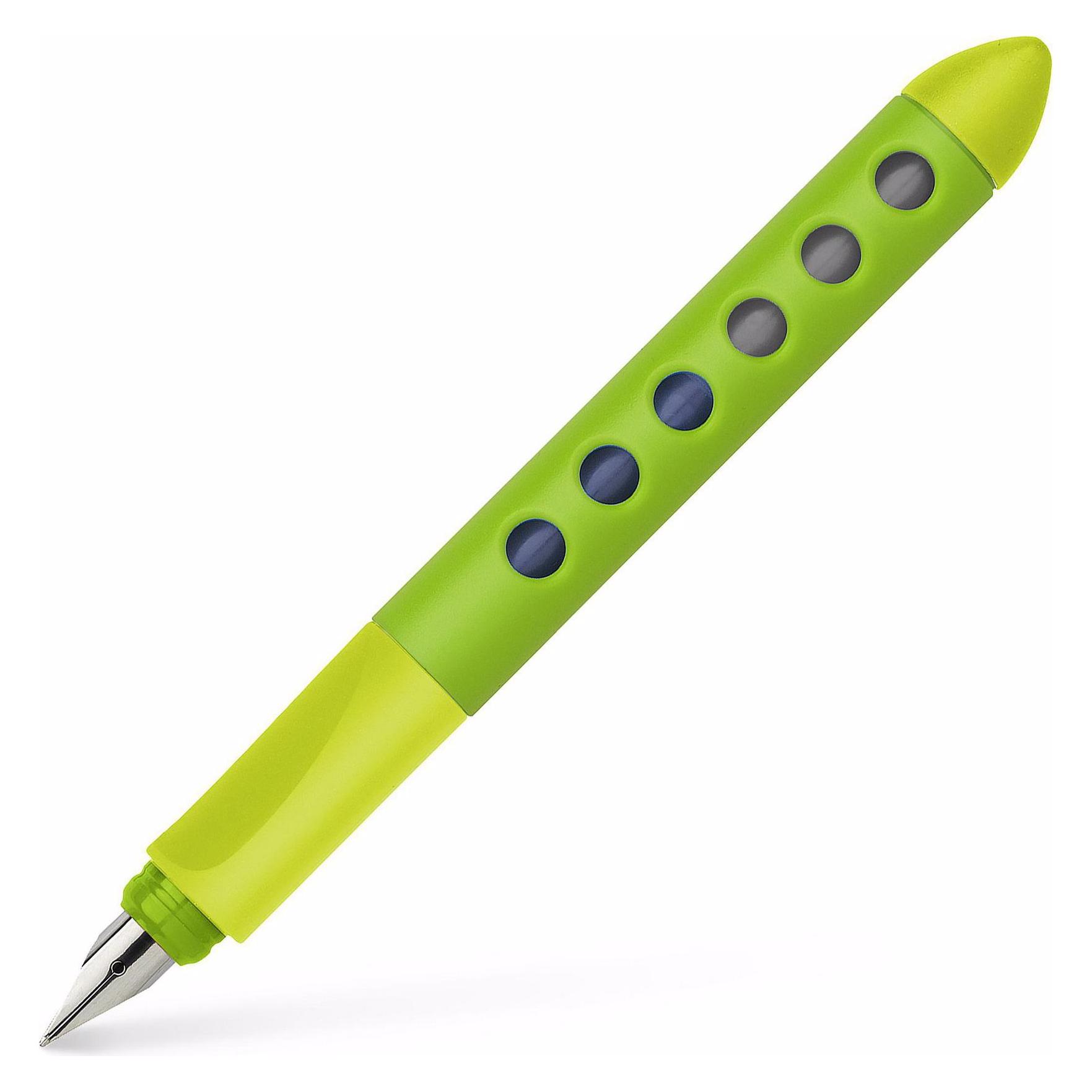 Faber-Castell Füllfederhalter Scribolino Medium (M), Grün Gelb (1x) (149815)