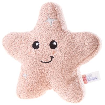 Kuscheltier HEUNEC "Kuma Xmas Weihnachtsstern 26 cm", beige (rosa), Plüschfiguren, KinderH:26cm, Polyester, Kuscheltier, Made in Germany, H:26cm