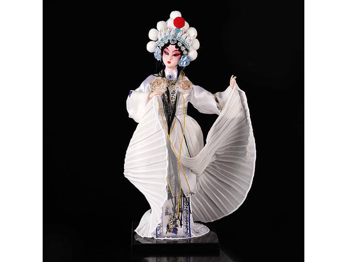 Figurines de personnages de l'opéra de pékin, artisanat de maquillage du visage traditionnel chinois, décoration de maison artisanale à collectionner
