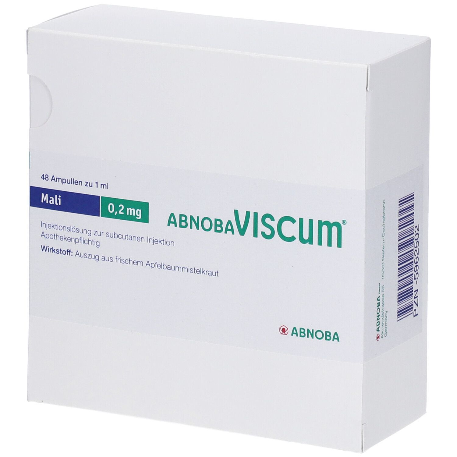 Abnobaviscum Mali 0,2 mg Ampullen 48 St