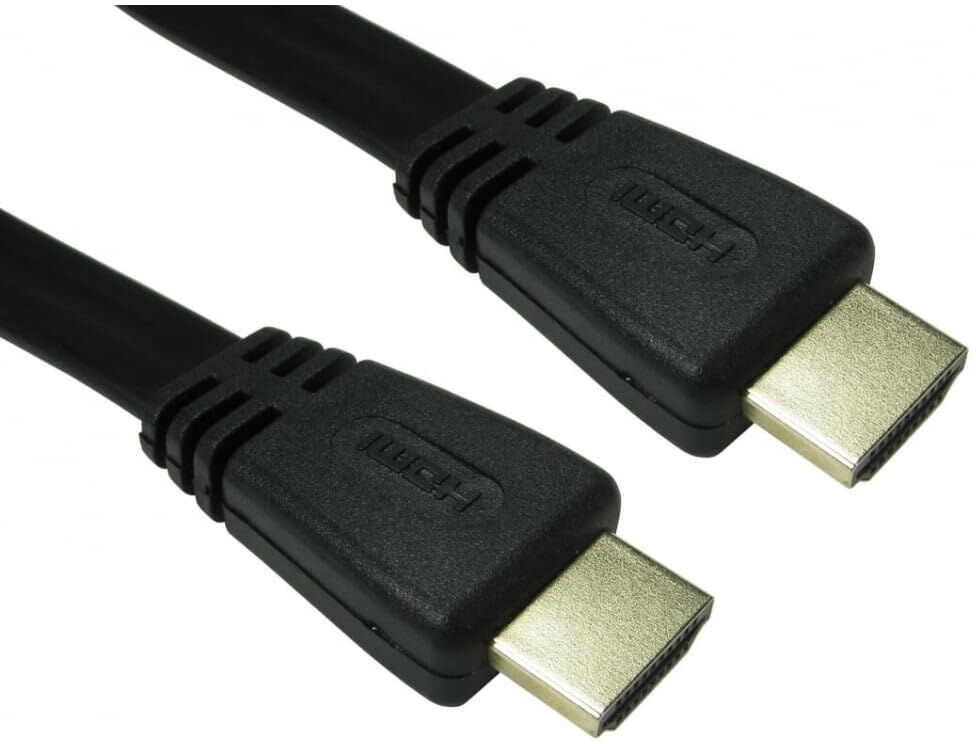 Cables Direct Flat HDMI 1.4 High Speed with Ethernet Cable - 5m
