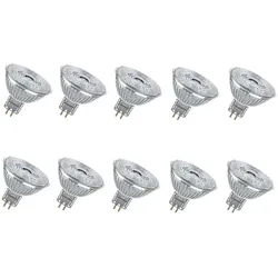 10er Pack OSRAM GU5.3 LED Reflektor MR16 36° Abstrahlwinkel 3,8W wie 35W 4000K neutralweißes Licht 12V