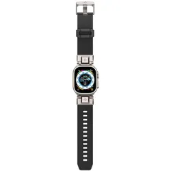 Spigen Dura Pro Armor (Metal, Nylon, Plastic, Thermoplastic polyurethane (TPU), TPU), Uhrenarmband, Schwarz
