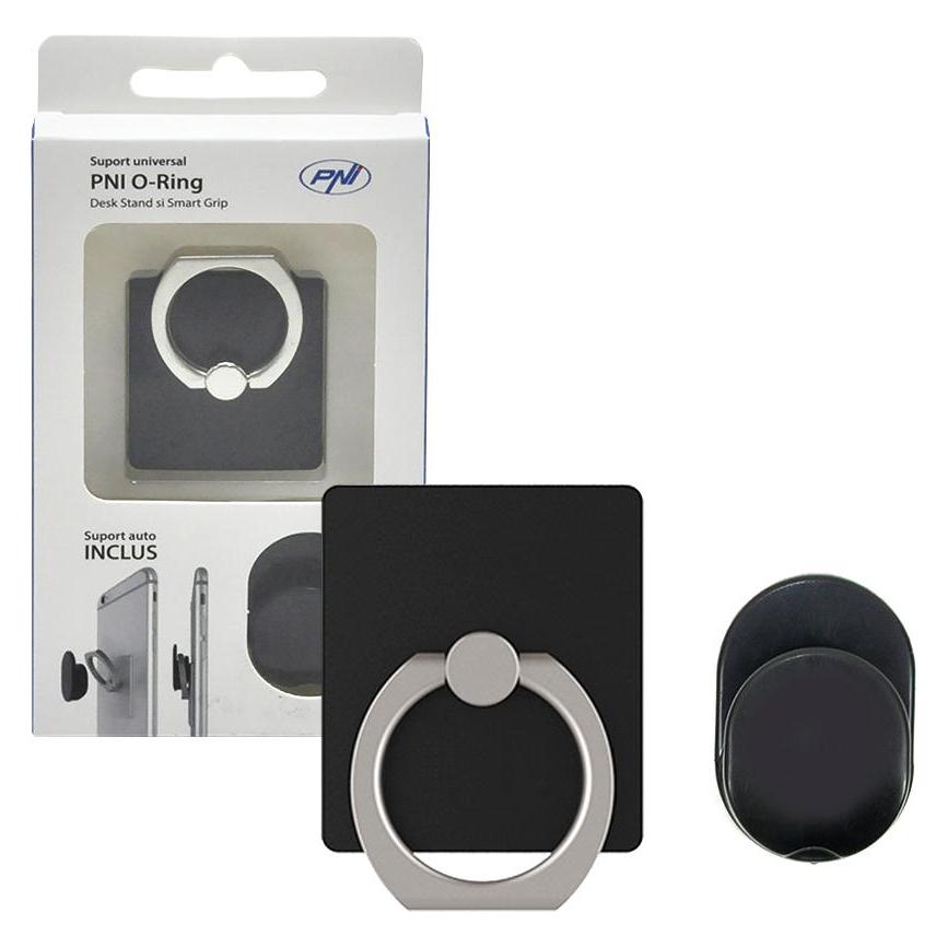 PNI Universalhalterung O-Ring, Schreibtischständer und Smart Grip, Schwarz, Autohalterung im Lieferu (43699432)
