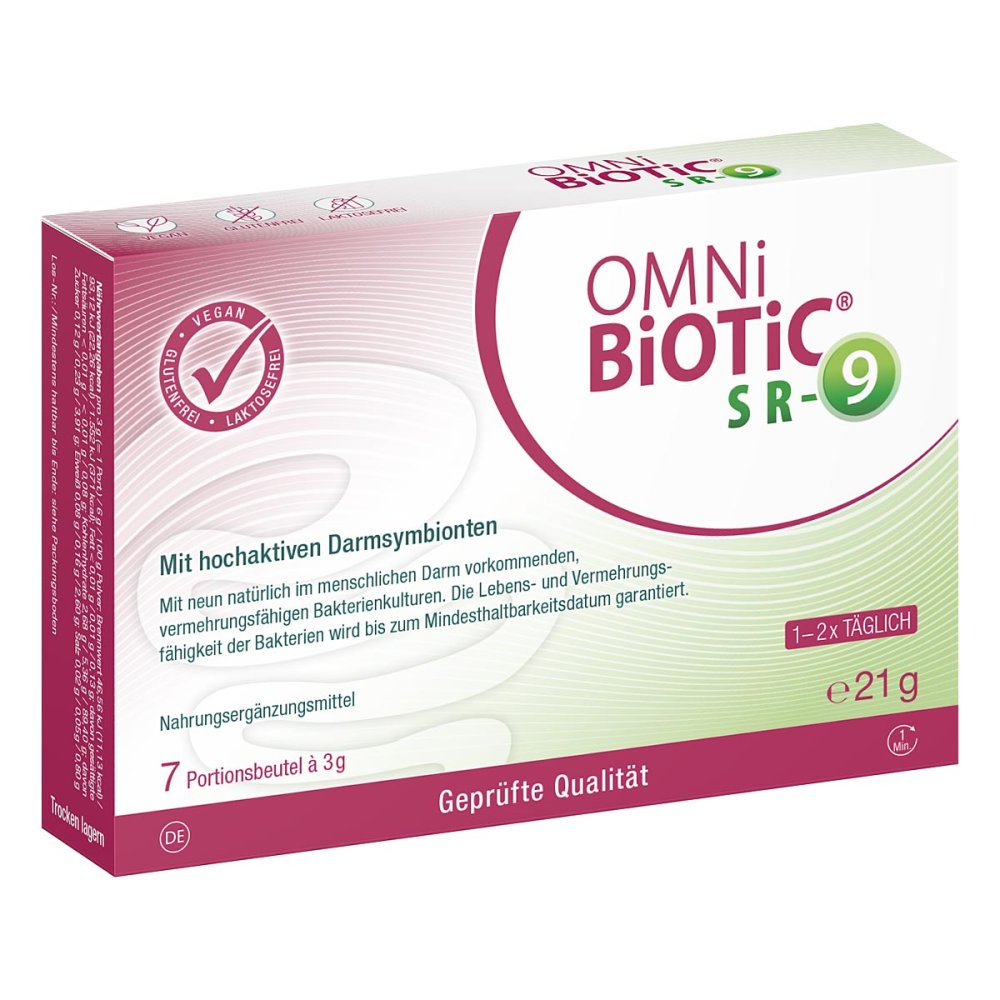 INSTITUT ALLERGOSAN Deutschland (privat) GmbH OMNi BiOTiC SR-9 - Sachets bei mentaler Belastung 15198249