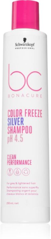 Schwarzkopf Professional BC Bonacure Color Freeze Silver Silbershampoo für blondes und meliertes Haar 250 ml