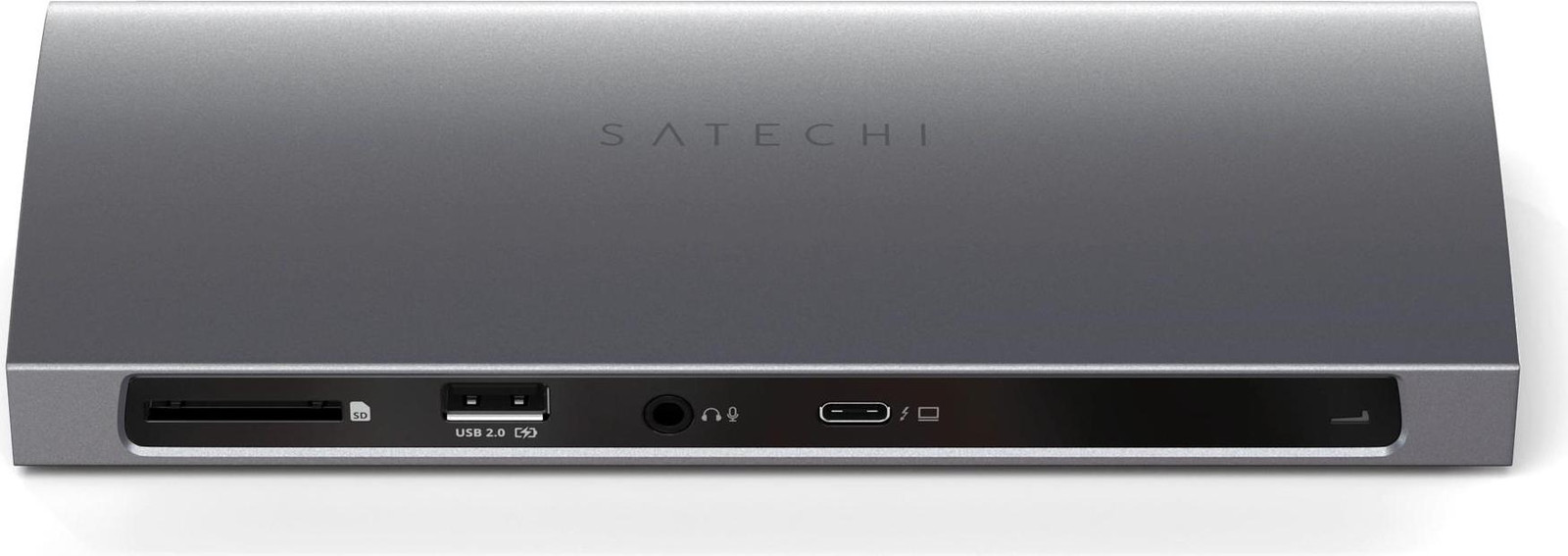 Satechi Thunderbolt 4 Dock (EU) met ondersteuning voor twee 4K-monitoren, Gigabit Ethernet en UHS-II SD-kaartlezer