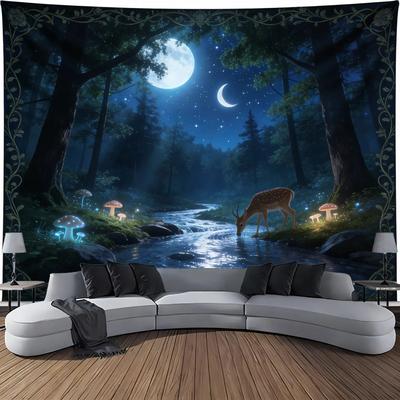 Uplift Treasures Waterfall Canyon Landscape Wall Tapestry Decor c 70x100cm28x39in