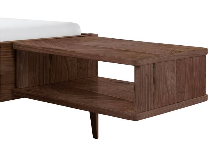 Nachtkonsole HASENA Seva , braun, B:48cm H:16cm T:38cm, Massivholz, Sideboards, Nachtkonsole