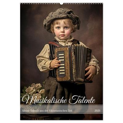 Musikalische Talente (Wandkalender 2026 DIN A2 hoch), CALVENDO Monatskalender