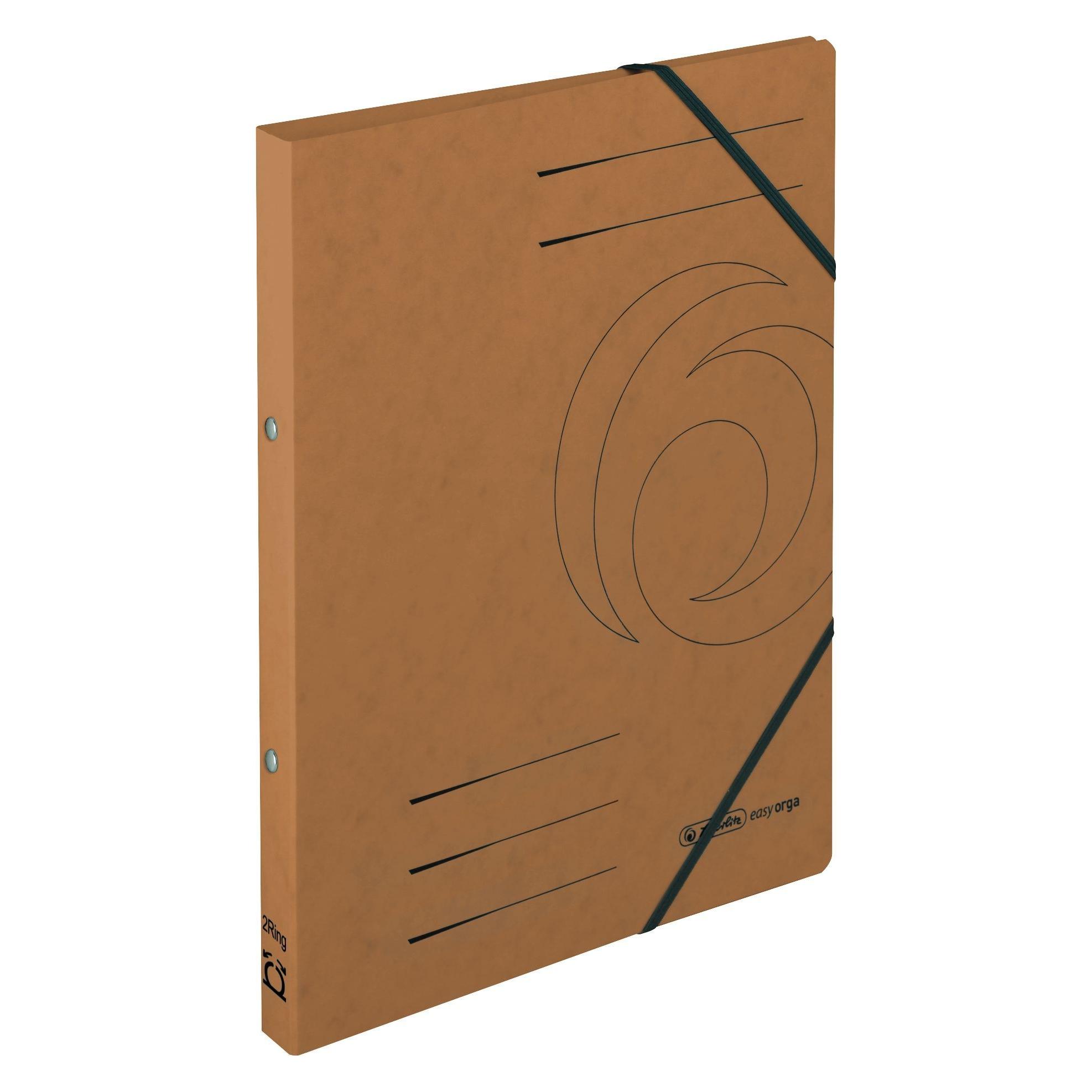 Herlitz Ringbuch A4 Karton braun (A4, 25 mm, 1 Stk.) (50032082)