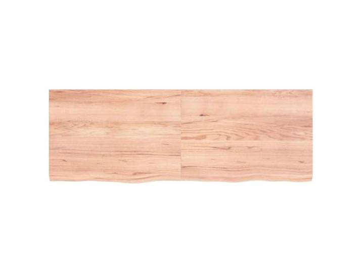 Tischplatte, Massivholz Eiche, 140x50 cm, Hellbraun Scharnier klappbar, lackierte Oberfläche, für den Rand, Handarbeit, Universal Standfuß