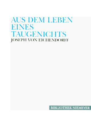 Eichendorff, Joseph Frhr. von - Aus dem Leben eines Taugenichts - Preis vom 17.10.2026 19:25:27 h
