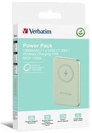 Verbatim Power Bank 10000 Mah Ubs-C, Grøn