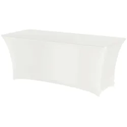 HENDI Tischhusse, rechteckig, 810934, Weiß, 1200x760x(H)730mm
