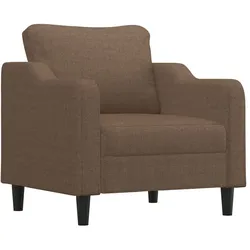 vidaXL Sessel Braun 60 cm Stoff