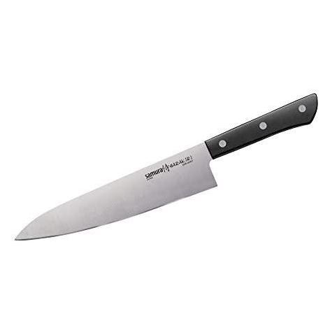 Samura HARAKIRI Set of 3 kitchen knives, black: SHR-0085B, SHR-0023B, SHR-0011B (20.10 cm, 3x) (SHR-0220B)