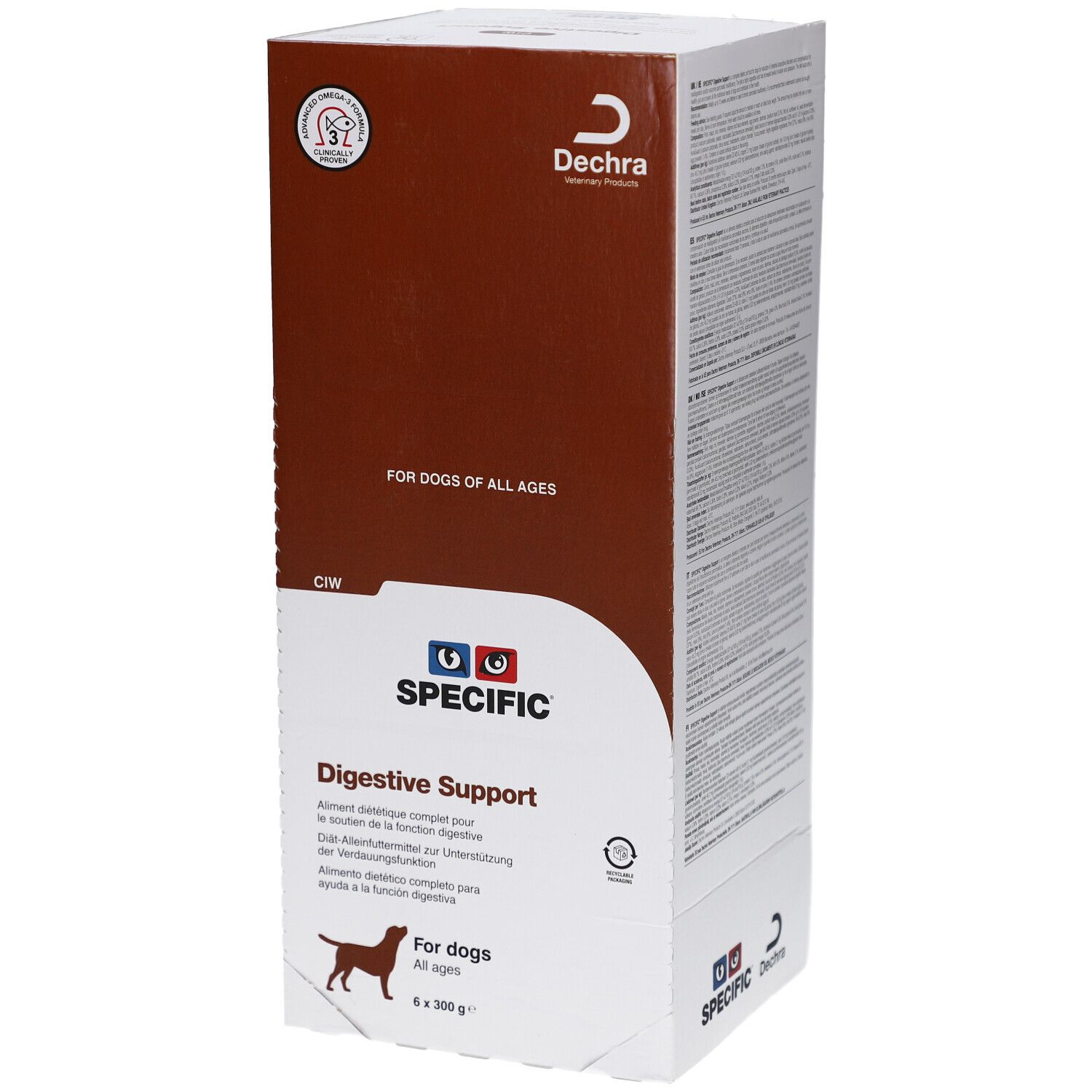 Specific Ciw Hond Digestive Support 6x300 g Beutel
